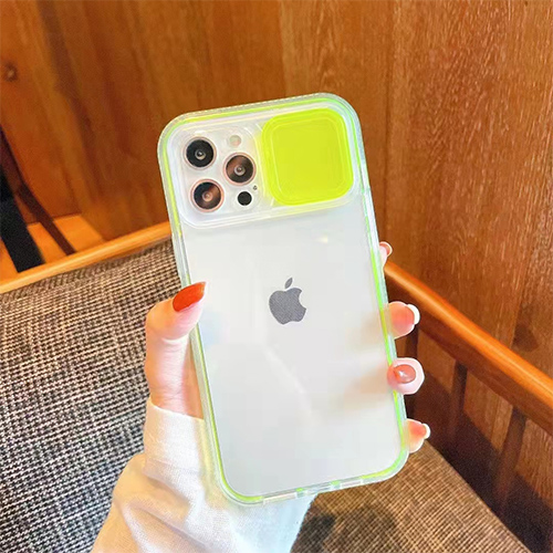 Isilayidi seKhamera Isigqubuthelo esiSolid iPhone Case